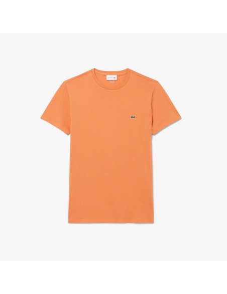 Lacoste --- T-Shirt Cotone Pima Arancio
