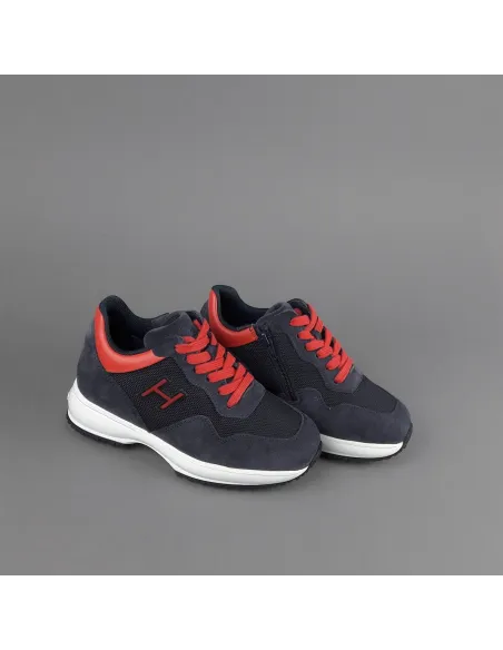 Hogan Interactive Junior Camoscio Tela Blu Scuro H Flock Prezzo 190,00