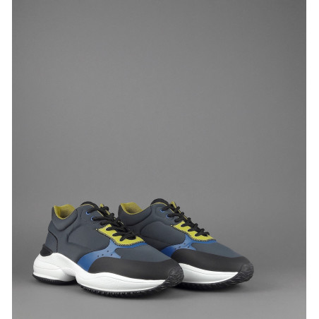 Hogan Interaction Uomo Tessuto Scuba Antracite Nero Prezzo 370,00