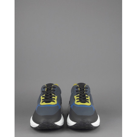 Hogan Interaction Uomo Tessuto Scuba Antracite Nero Prezzo 370,00