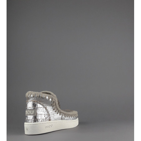Mou Summer Eskimo Sneakers Donna Pelle Effetto Cutter Argento Prezzo 210,00