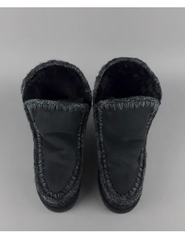 Mou / / Eskimo Wedge Donna Montone Double-Face Nero Prezzo 260,00