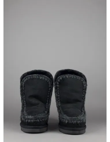 Mou / / Eskimo Wedge Donna Montone Double-Face Nero Prezzo 260,00