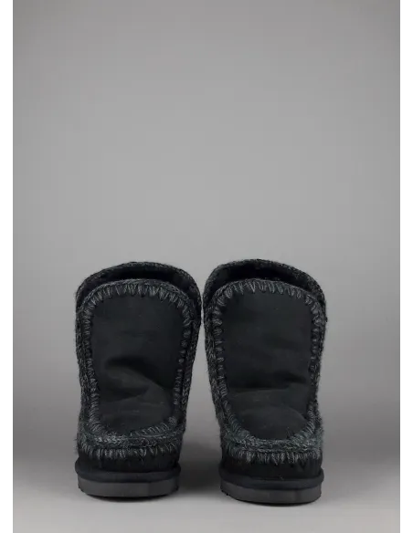 Mou Eskimo Wedge Donna Montone Double-Face Nero Prezzo 260,00