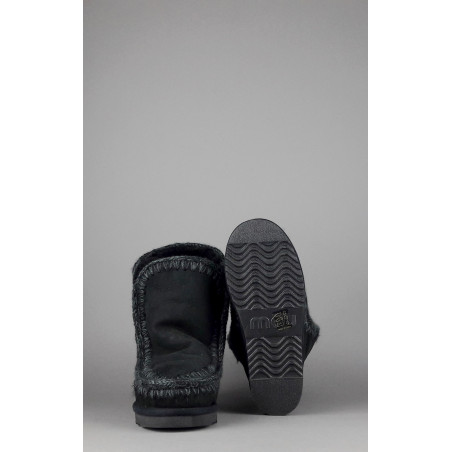Mou Eskimo Wedge Donna Montone Double-Face Nero Prezzo 260,00