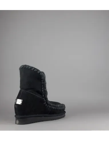 Mou / / Eskimo Wedge Donna Montone Double-Face Nero Prezzo 260,00