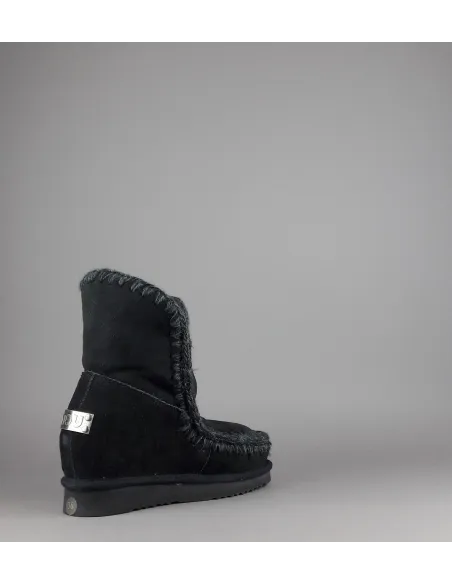 Mou Eskimo Wedge Donna Montone Double-Face Nero Prezzo 260,00