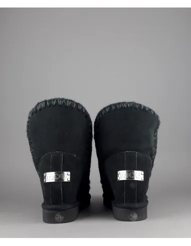 Mou / / Eskimo Wedge Donna Montone Double-Face Nero Prezzo 260,00
