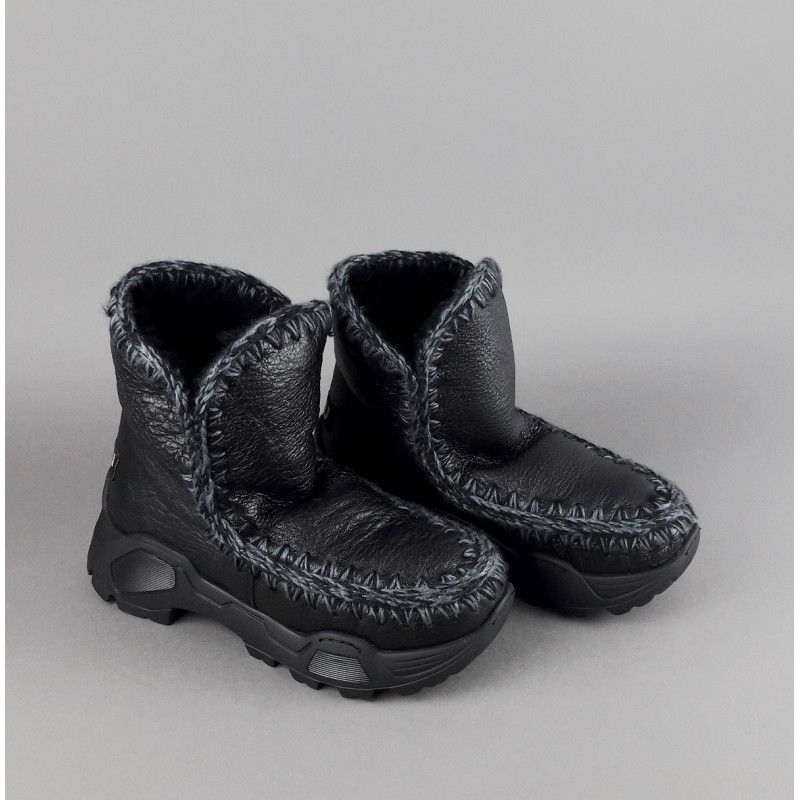 Mou Eskimo 18 Mountain Donna Montone Double-Face Nero Prezzo 300,00