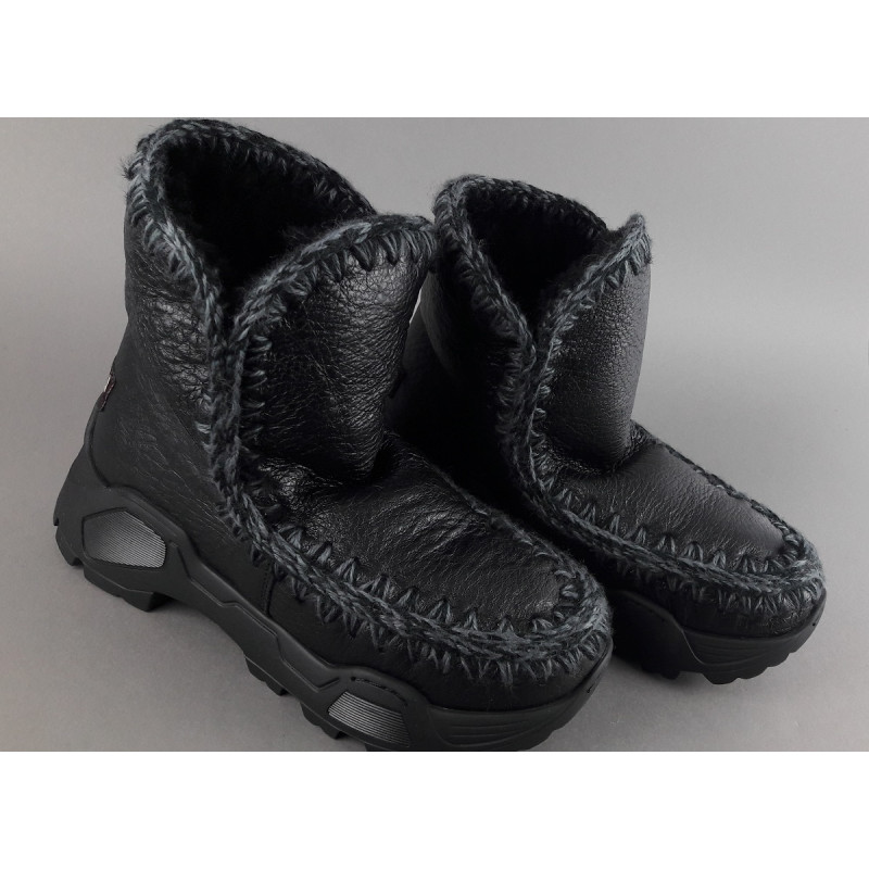 Mou Eskimo 18 Mountain Donna Montone Double-Face Nero Prezzo 300,00