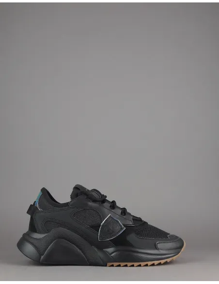Philippe Model Sneakers Donna Eze Pelle Camoscio Tela Nero Prezzo 350,00