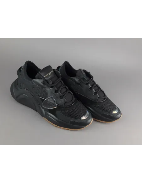 Philippe Model Sneakers Donna Eze Pelle Camoscio Tela Nero Prezzo 350,00