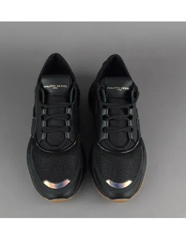 Philippe Model Sneakers Donna Eze Pelle Camoscio Tela Nero Prezzo 350,00