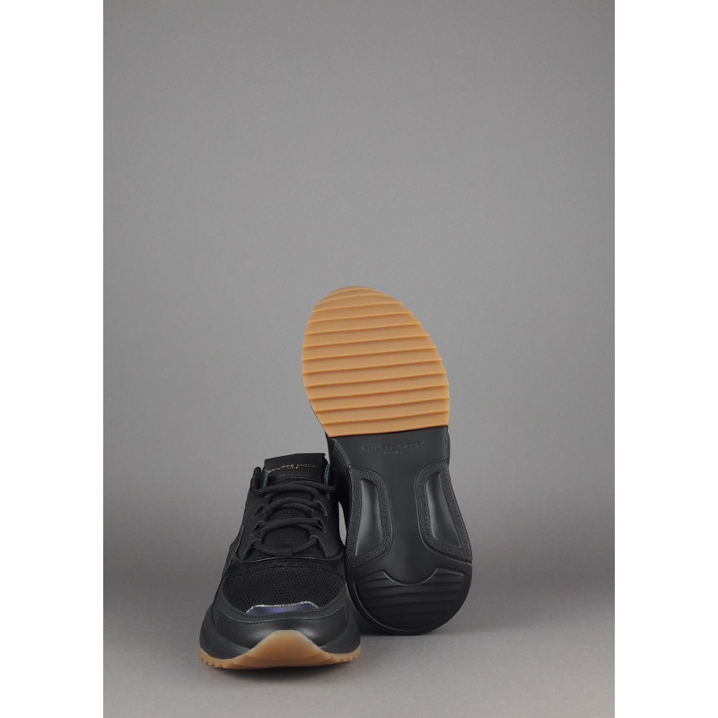 Philippe Model Sneakers Donna Eze Pelle Camoscio Tela Nero Prezzo 350,00