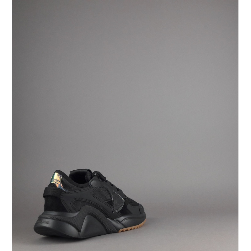 Philippe Model Sneakers Donna Eze Pelle Camoscio Tela Nero Prezzo 350,00