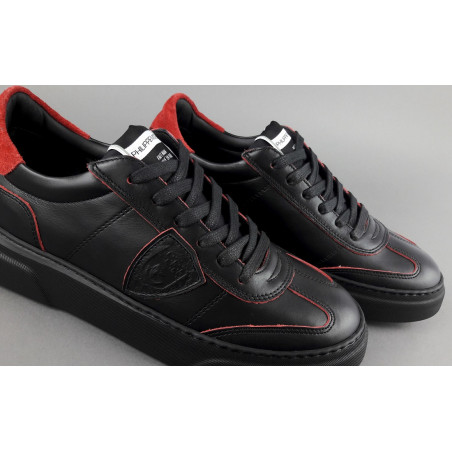 Philippe Model Sneakers Uomo Temple Pelle Nero Prezzo 295,00