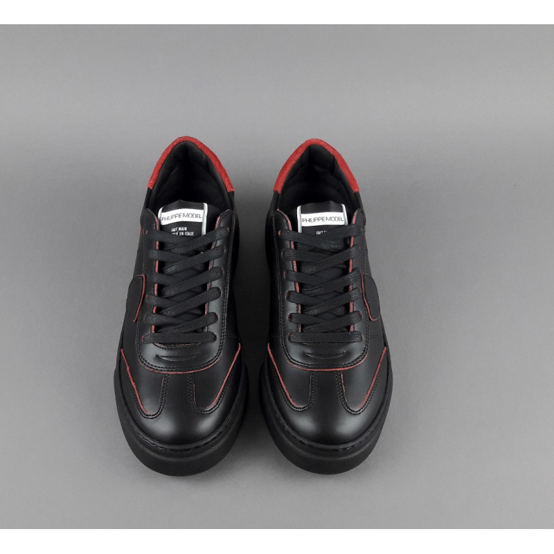 Philippe Model Sneakers Uomo Temple Pelle Nero Prezzo 295,00