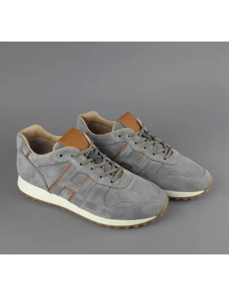Hogan Sneakers H429 Uomo Camoscio Grigio Chiaro Pezzo 320,00