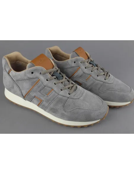 Hogan Sneakers H429 Uomo Camoscio Grigio Chiaro Pezzo 320,00