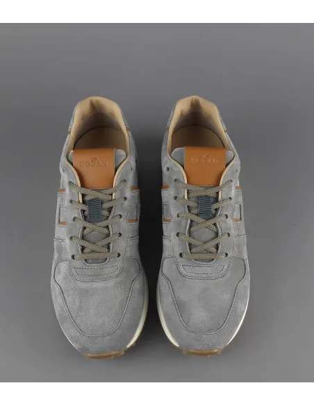 Hogan Sneakers H429 Uomo Camoscio Grigio Chiaro Pezzo 320,00