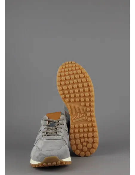 Hogan Sneakers H429 Uomo Camoscio Grigio Chiaro Pezzo 320,00