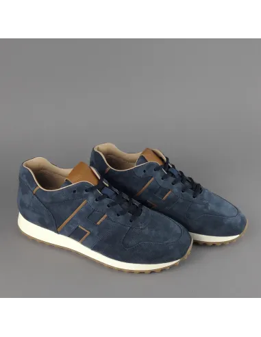 Hogan " Sneakers H429 Uomo Camoscio Blu Pezzo 320,00