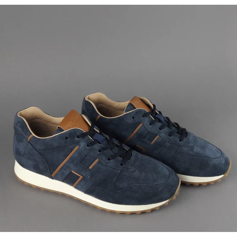 Hogan " Sneakers H429 Uomo Camoscio Blu Pezzo 320,00