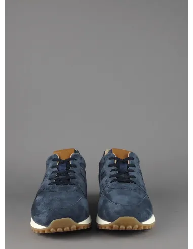 Hogan " Sneakers H429 Uomo Camoscio Blu Pezzo 320,00
