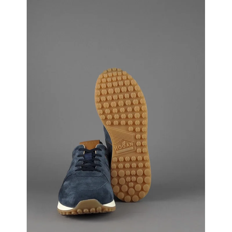 Hogan " Sneakers H429 Uomo Camoscio Blu Pezzo 320,00