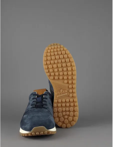 Hogan Sneakers H429 Uomo Camoscio Blu Pezzo 320,00