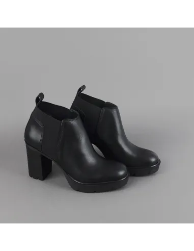 Janet Sport Stivaletto Donna Amanda Pelle Nero Elastico Laterale Prezzo 150,00