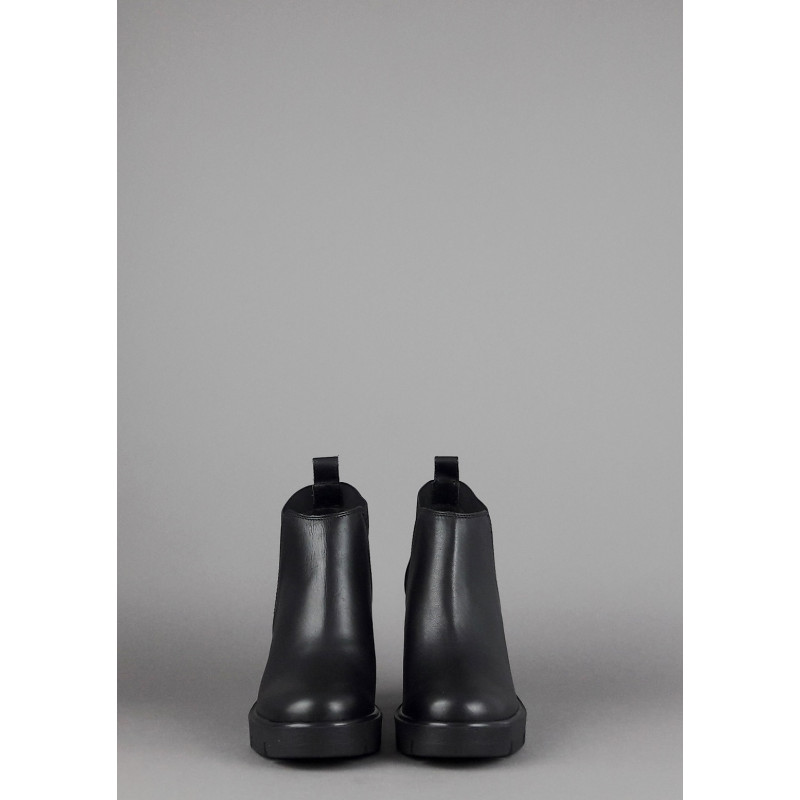 Janet Sport Stivaletto Donna Amanda Pelle Nero Elastico Laterale Prezzo 150,00