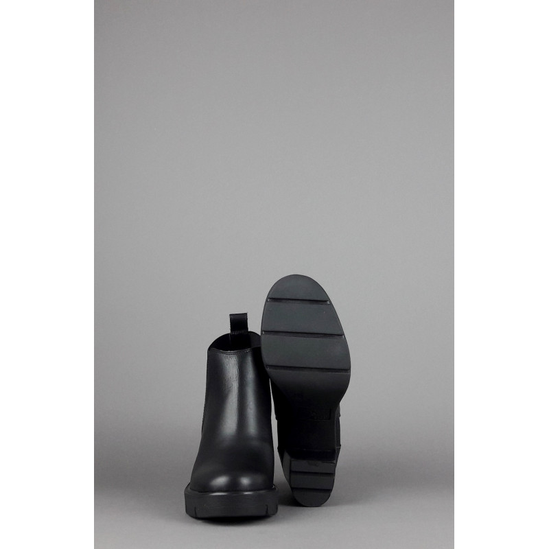 Janet Sport Stivaletto Donna Amanda Pelle Nero Elastico Laterale Prezzo 150,00