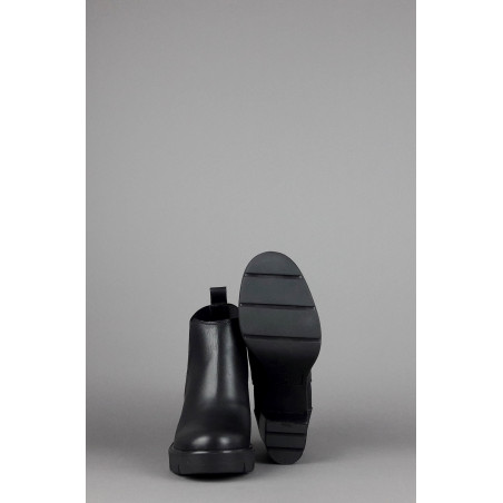 Janet Sport Stivaletto Donna Amanda Pelle Nero Elastico Laterale Prezzo 150,00