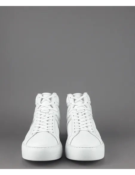 Hogan " Hi-Top Rebel Uomo Pelle Nappa Bianco H Lunga Prezzo 370,00