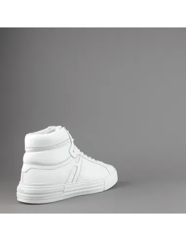 Hogan " Hi-Top Rebel Uomo Pelle Nappa Bianco H Lunga Prezzo 370,00