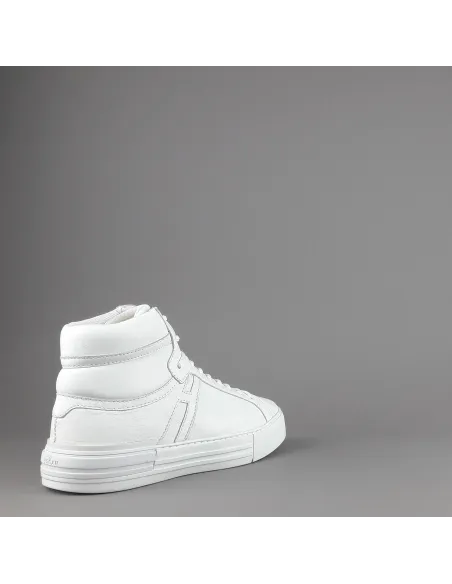 Hogan " Hi-Top Rebel Uomo Pelle Nappa Bianco H Lunga Prezzo 370,00