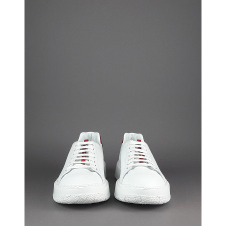 Fratelli Rossetti Sneakers Uomo Pelle Banco Talloncino Rosso Prezzo 320,00