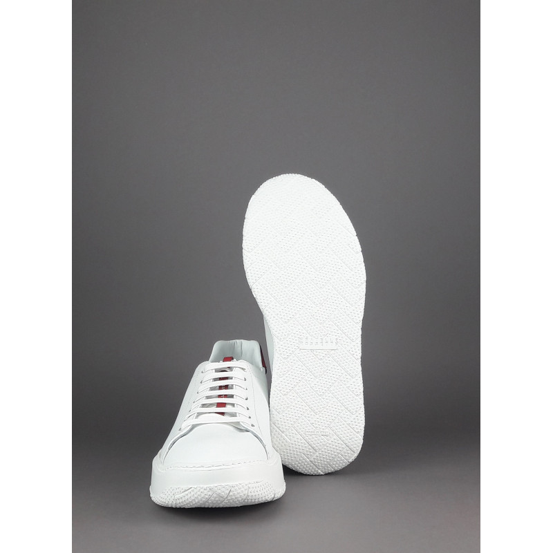 Fratelli Rossetti Sneakers Uomo Pelle Banco Talloncino Rosso Prezzo 320,00