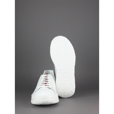 Fratelli Rossetti Sneakers Uomo Pelle Banco Talloncino Rosso Prezzo 320,00