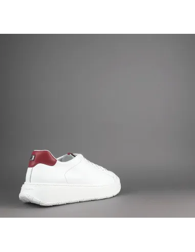 Fratelli Rossetti Sneakers Uomo Pelle Banco Talloncino Rosso Prezzo 320,00