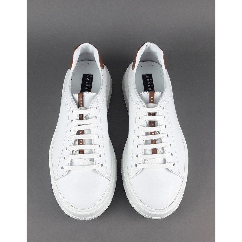 Fratelli Rossetti Sneakers Uomo Pelle Banco Talloncino Marrone Chiaro Prezzo 320,00