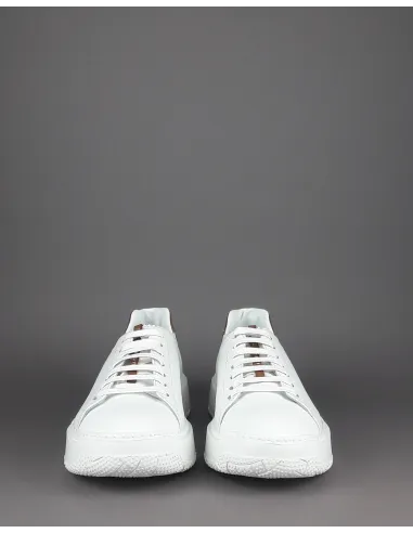 Fratelli Rossetti Sneakers Uomo Pelle Banco Talloncino Marrone Chiaro Prezzo 320,00