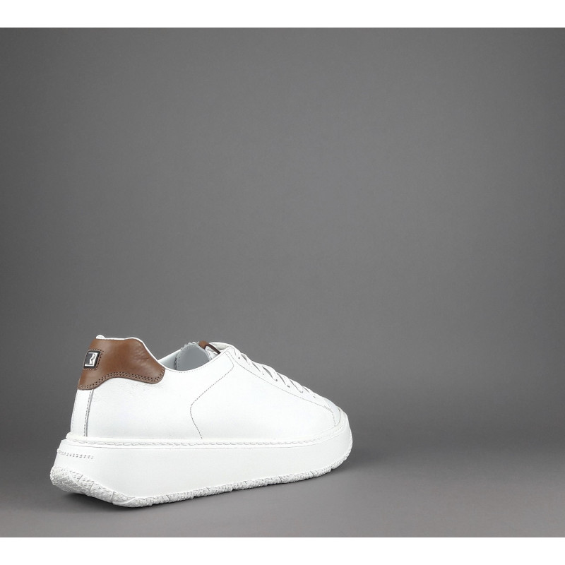 Fratelli Rossetti Sneakers Uomo Pelle Banco Talloncino Marrone Chiaro Prezzo 320,00