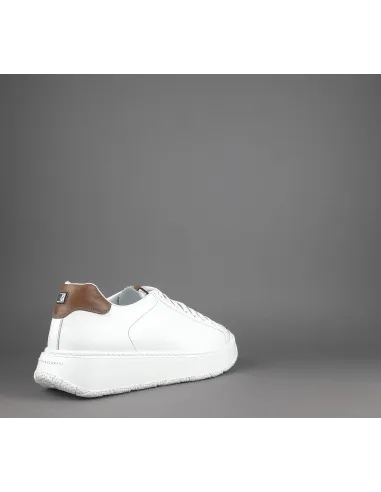 Fratelli Rossetti Sneakers Uomo Pelle Banco Talloncino Marrone Chiaro Prezzo 320,00