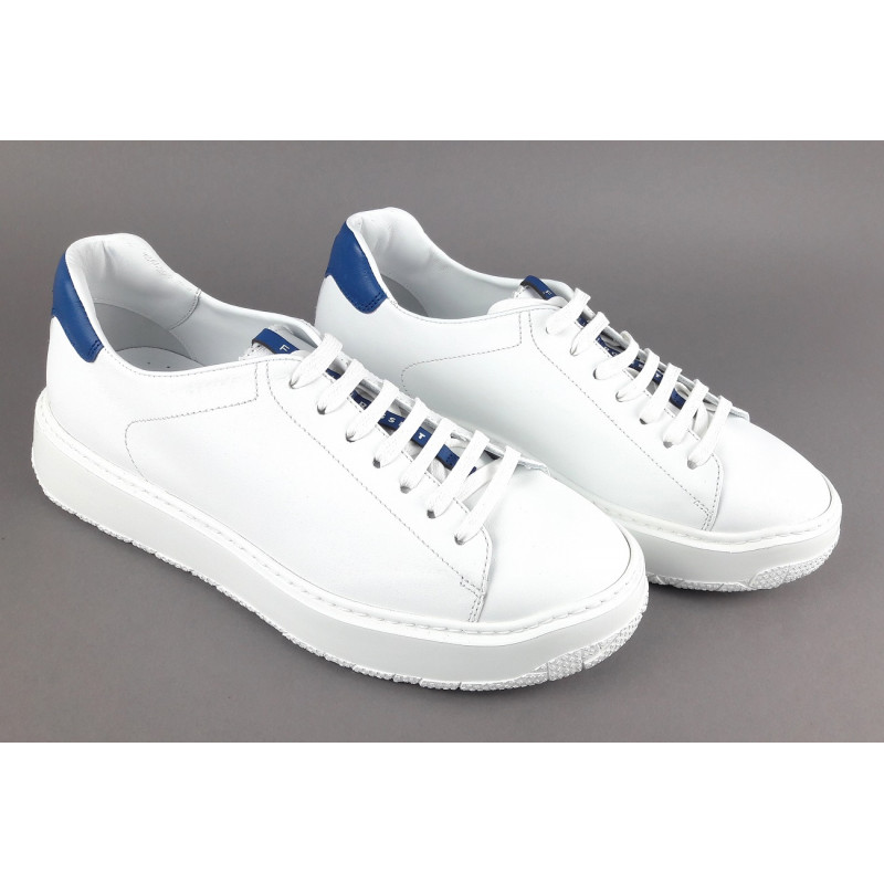 Fratelli Rossetti Sneakers Uomo Pelle Banco Talloncino Blu Avion Prezzo 320,00