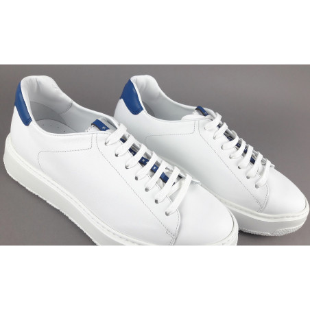 Fratelli Rossetti Sneakers Uomo Pelle Banco Talloncino Blu Avion Prezzo 320,00