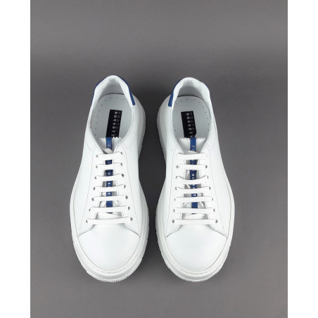 Fratelli Rossetti Sneakers Uomo Pelle Banco Talloncino Blu Avion Prezzo 320,00