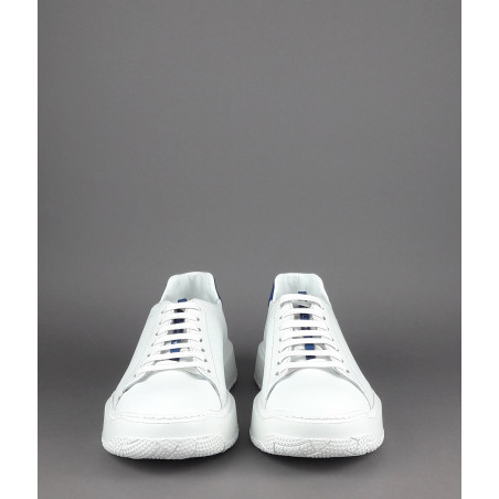 Fratelli Rossetti Sneakers Uomo Pelle Banco Talloncino Blu Avion Prezzo 320,00