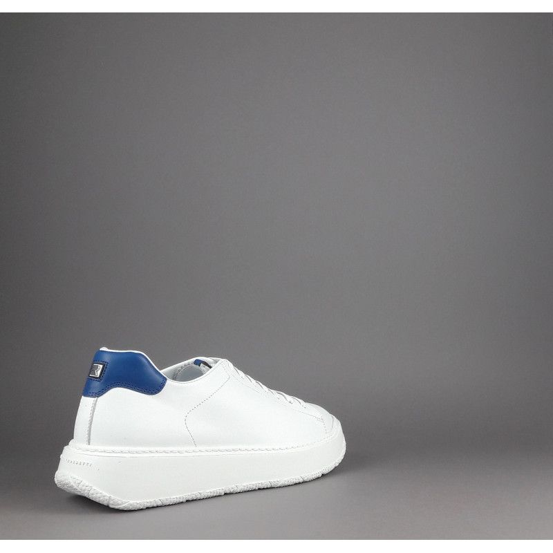 Fratelli Rossetti Sneakers Uomo Pelle Banco Talloncino Blu Avion Prezzo 320,00